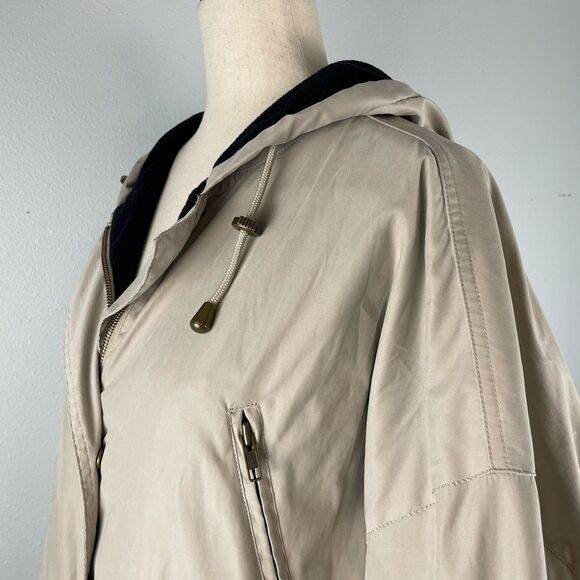 Nordstroms Women's Cream Hooded Jacket Size 3X EUC - Picture 4 of 8